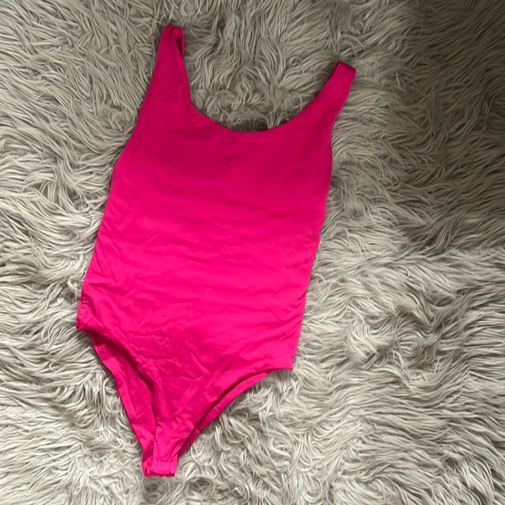 pink zara bodysuit